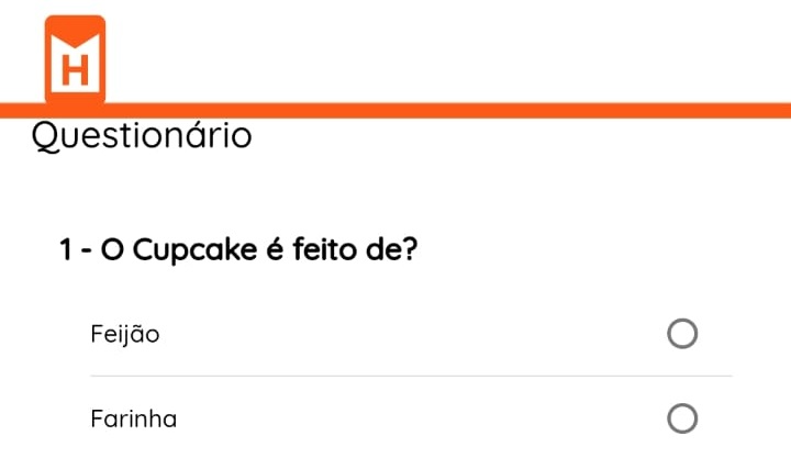 Uma terceira print mostrando um projeto de cupcake